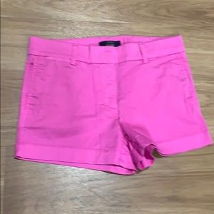 Pink J-Crew Chino Shorts